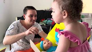 Comprei a boneca da galinha pintadinha pra neném 👶🏼
