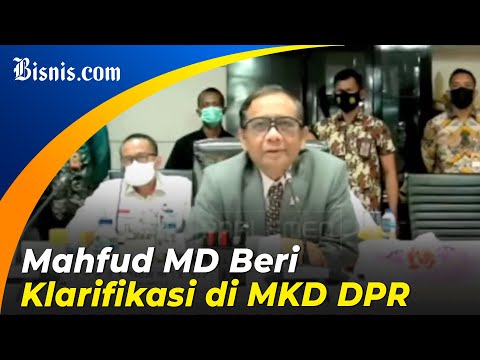 Mahfud MD Klarifikasi Soal Ferdy Sambo Sempat Hubungi Anggota DPR