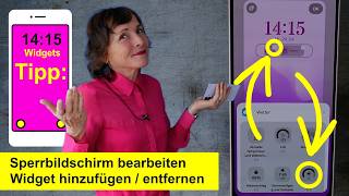 Tipp Sperrbildschim: Neu Gestalten und Widgets hinzufügen oder entfernen.