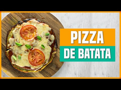 PIZZA COM MASSA DE BATATA DOCE