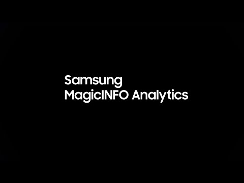 MagicINFO Analytics: explainer video | Samsung