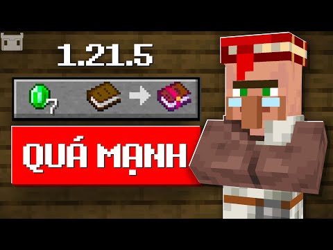 Dân Làng Sắp Bị GIẢM SỨC MẠNH Trong Minecraft phiên bản mới 1.21.5