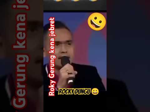 😀😀 Rocky  kena Jebret .. Kelihatan Dungunya #rockygerung