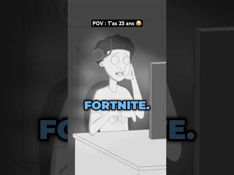 POV : T’as 25 ans 😂 (Credit : enzolefrere sur Tiktok) #animation #animation #humour #sketch #bako
