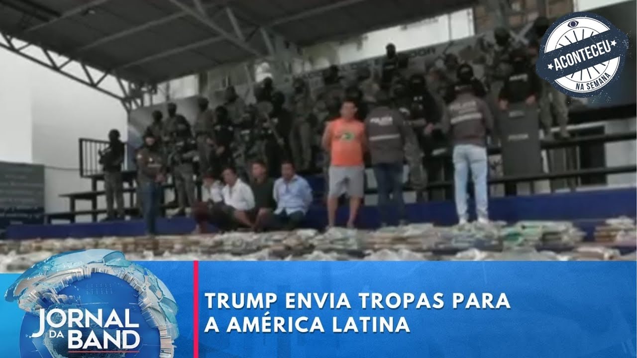 Trump envia tropas para a América Latina | Jornal da Band | Aconteceu Na Semana