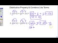 Mastering Distributive Property and Like Terms