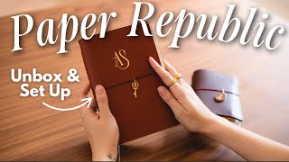 Paper Republic In Store Experience & Unboxing (A5 & A6 Portfolios)