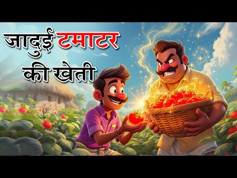 जादुई टमाटर की खेती | Jadui Tamatar | Hindi Kahani | Moral Stories | Bedtime Stories | Kahaniya