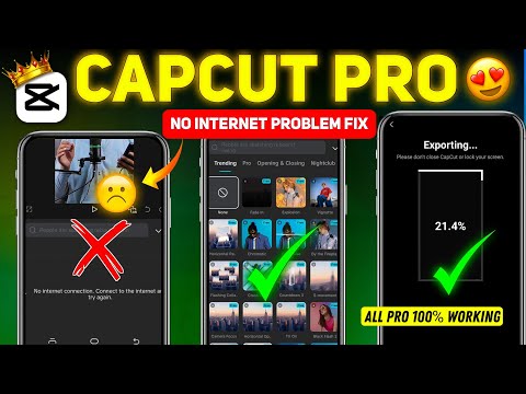 How To Fix Capcut No Internet Connection Problem | Capcut Export & Effects No Internet Connection ✅️