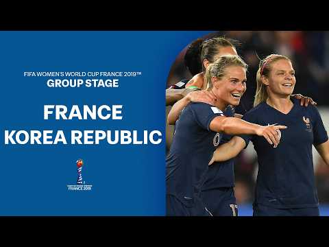 LIVE NOW - فرنسا ضد كوريا الجنوبية - Group Stage - FIFA Women's كأس العالم فرنسا 2019