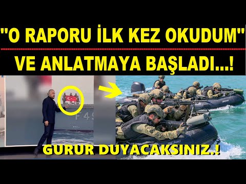 ''O RAPORU İLK KEZ OKUDUM'' DEDİ... VE ANLATMAYA BAŞLADI.!