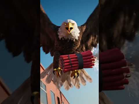 Eagle Saves Train Passengers From Disaster! #animals #animalrescue