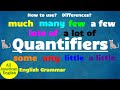 Mastering Quantifiers in English: Some vs. Any, Much vs. Many