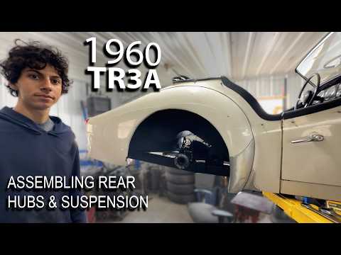 How To Set the Endplay on the Rear Hubs - 1960 TR3A - Part 11