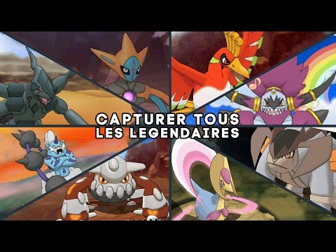TOUS LES POKEMON LEGENDAIRES : GUIDE RUBIS OMÉGA SAPHIR ALPHA