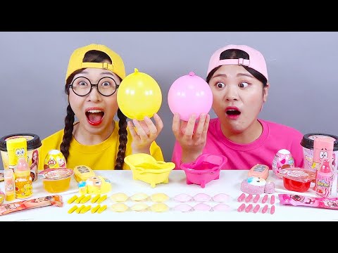 Tantangan Makanan Merah Muda VS Makanan Kuning DONA Indonesia