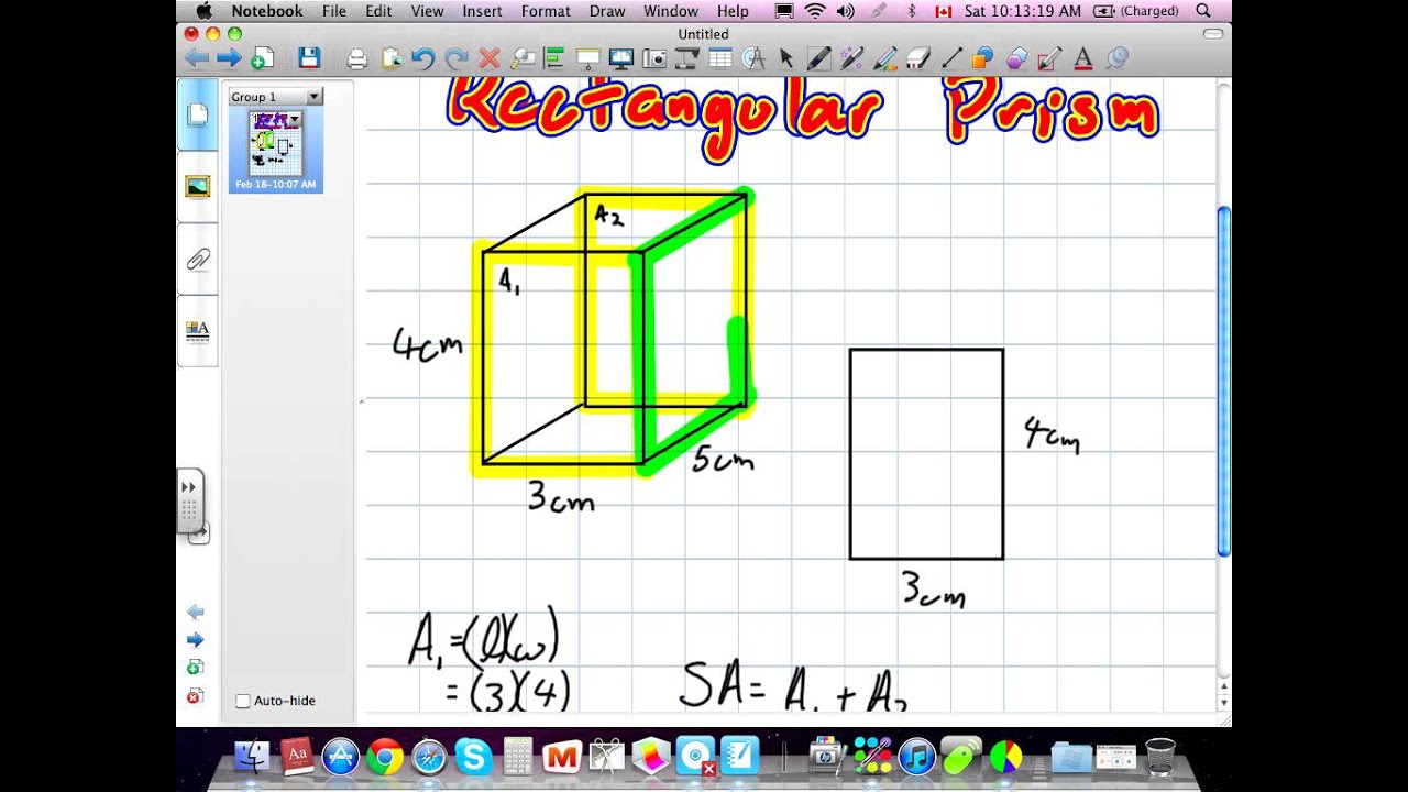 Understanding Surface Area and Volume of a Rectangular Prism