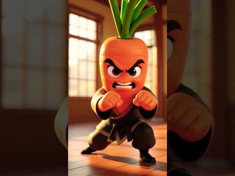 गाजर का एक्सरसाइज #youtubesh #shortsvideo #aicartoon #trendingshorts #viralvideo #viralshorts #aiart