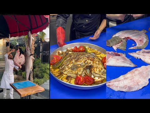 TURBOT RECİPE  1,2,3 or 4 ?? 🐠 video by Chef Faruk GEZEN