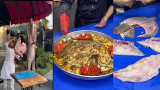 TURBOT RECİPE  1,2,3 or 4 ?? 🐠 video by Chef Faruk GEZEN