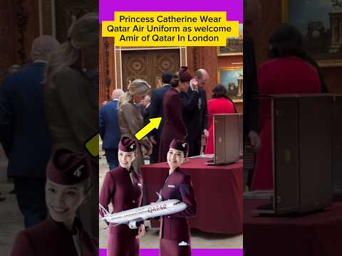 When Princess Catherine become Air Hostess 😋😋😋 #royalsfamily #shorts