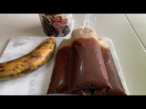 Voy a hacer helados de choco banana