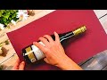 EASIEST WAY TO WRAP A BOTTLE with PAPER  GIFT BOTTLE WRAPPING IDEAS  I.Sasaki Original