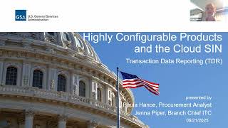 MAS PMO Office Hours - Highly Configurable Products and Cloud SIN 08/21/2025