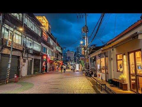 Golden Sunset After the Rain – Seoul Evening Walk from Wangsimni to DDP