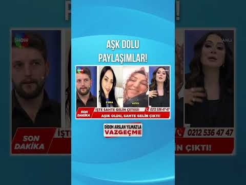 Aşık oldu, sahte gelin çıktı! | #DidemArslanYılmazlaVazgeçme #shorts