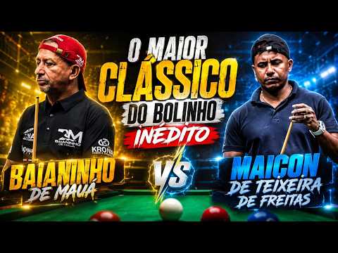 🔥 O MAIOR CLÁSSICO DA SINUQUINHA FOI PARA O BOLINHO! BAIANINHO x MAYCON