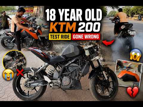 💥 15 Year Old KTM 200 Test Ride Gone Wrong! | #BSBVLOGS