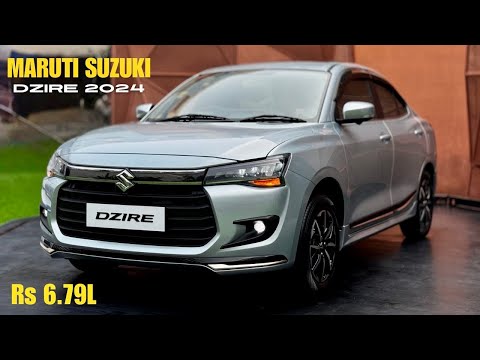 New Maruti Suzuki Dzire 2024 🔥 Launched @ 6.79L | ZXi Plus - Top Model | Silver Colour Review!