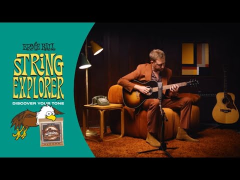 Ernie Ball String Explorer: Acoustic Earthwood Phosphor Bronze - Gibson L-00