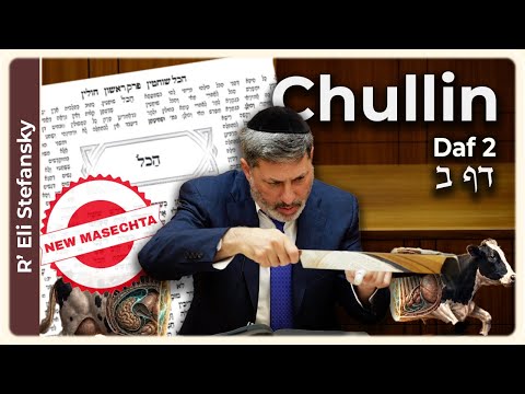 Daf Yomi Chullin Daf 2 by R' Eli Stefansky