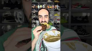 Food ASMR Eating a Dubai Chocolate Controller