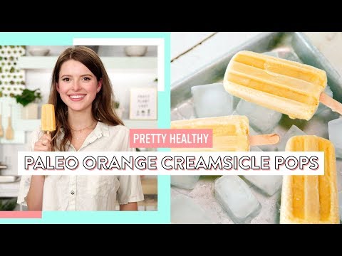 Paleo Orange Creamsicle Pops | Pretty Healthy