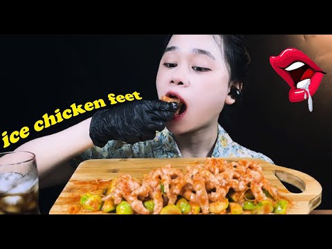 ASMR MUKBANG | SUPER SPICY BONELESS THAI CHICKEN FEET