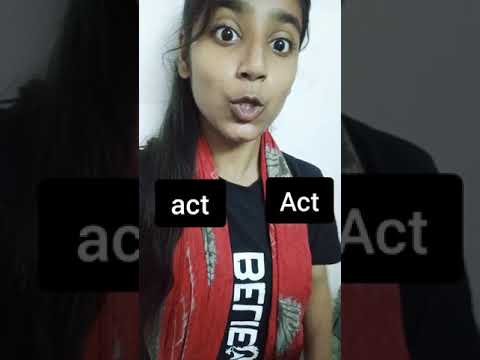 Difference between Act and act