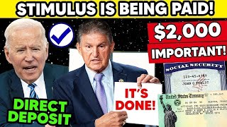 REMINDER FOLKS! IT'S ON THE WAY!! DIRECT DEPOSIT CHECKS FOR Social Security Update, SSI, SSDI