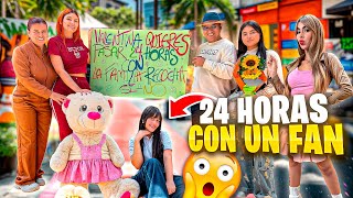 24 HORAS CON UN FAN 😳😍 (Se decepcionó de nosotros) // FAMILIA RECOCHA 