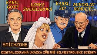 Digitalizovaná silvestrovská scénka | Šíp, Gott, Šindelářová