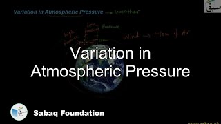Variation in Atmospheric Pressure