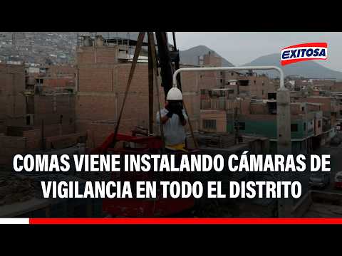 🔴🔵 Comas intensifica luchas contra la inseguridad: Viene instalando 139 cámaras, asegura alcaldesa