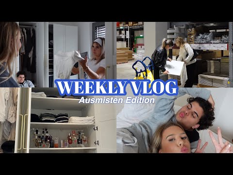 ANKLEIDEZIMMER AUSMISTEN, IKEA SHOPPING, FRIENDS DAY - VLOG