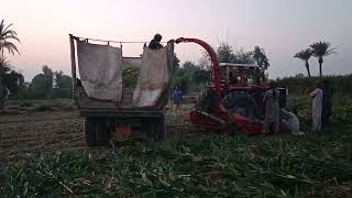 Silage machine and Tractor 🚜.