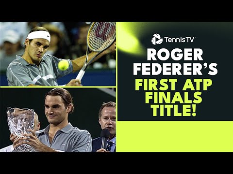 Roger Federer's First ATP Masters Finals Title! 🏆 | 2003 Masters Finals Houston