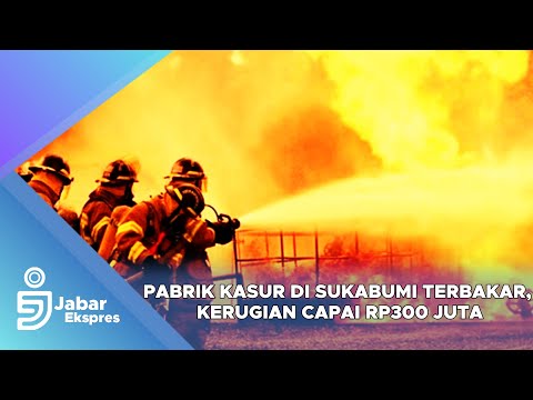 Pabrik Kasur di Sukabumi Terbakar, Kerugian Capai Rp300 Juta