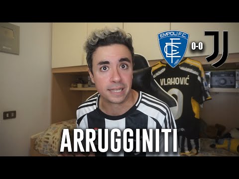 MI SFOGO. APRITE LE ORECCHIE. NON HO PIÙ VOGLIA! Empoli Juventus 0-0