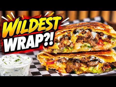 Is This The Wildest Greek Gyro Crunch Wrap In San Fernando Valley?!